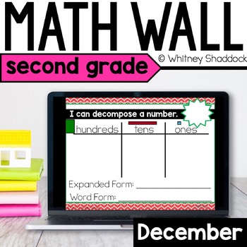 Preview of 2nd Grade Calendar Math Skills Review PowerPoint for December