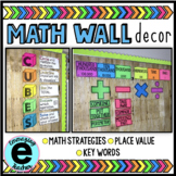 Math Wall Decor - (Cubes)- Math Strategies