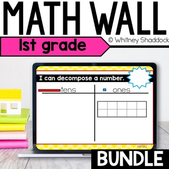 Calendar Math Wall Bundle For 1st Grade Tpt