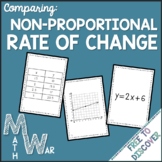 Rate of Change Card Game