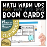 Math Warm Ups Boom Cards™ Bundle | Digital Task Cards | Ad