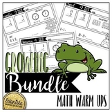 Math Warm Ups Bundle - Differentiated for 2 levels! Math T