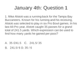 Math Warm Ups: Question of the Day test prep for 6th and 7