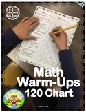 Math Warm-ups 120 Chart