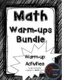 Math Warm-ups Bundle