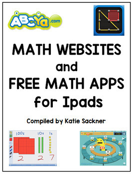 Preview of K-2nd & 3rd-5th BUNDLE Math Websites and Free Math Apps List