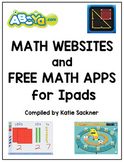K-2nd & 3rd-5th BUNDLE Math Websites and Free Math Apps List