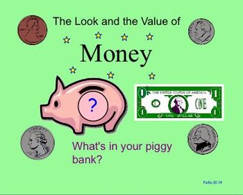 Preview of Math - What's in your Piggy Bank!