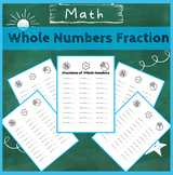 Math Whole Numbers Fraction