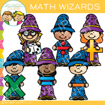 Preview of Math Wizards Clip Art