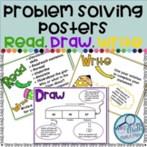 Math Word Problem Solving Strategy Posters  using Read, Dr