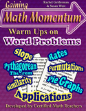Math Word Problem Warm-Ups/Bell Ringers - Problem Solving 