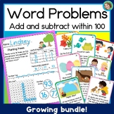 Addition and Subtraction Word Problems Within 100 Story Pr