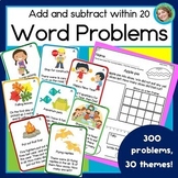 Math Word Problems Within 20 Addition and Subtraction Stor