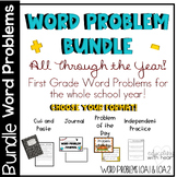 Math Word Problems:  All Through The Year Bundle!