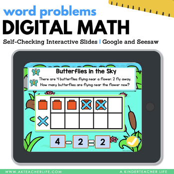 Preview of Math Word Problems Answers to 10 Google Seesaw  Math Task Cards