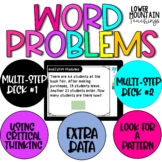 Math Word Problems Boom Decks