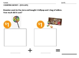 Math Word Problems - Counting Money to Make Purchases (2 l