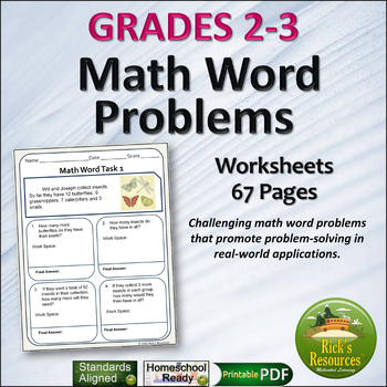 multi step word problems math stories worksheets grade 2 3 tpt