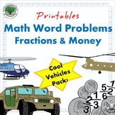 Math Word Problems Printables Pack NO PREP Good Sub Lesson