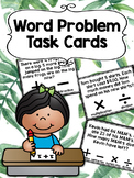 Math Word Problems Task Cards (Choose the Operation)