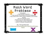 Math Word Problems Unit (Addition, Subtraction, Multiplica