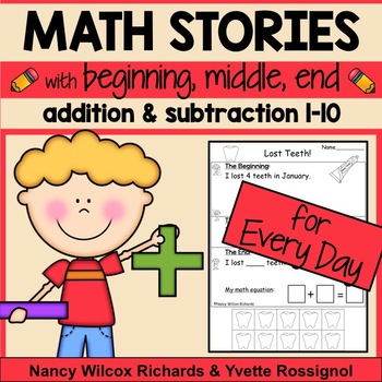 Preview of Addition and Subtraction Worksheets for Word Problems Distance Learning