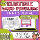 Math Word Problems with Goldilocks - Independent & Whole G