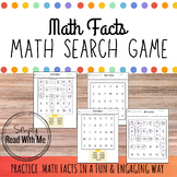 Math Word Search (Math Facts Edition!)