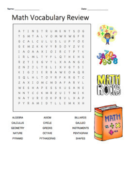 Math Word Search Puzzles: Easy, Medium, and Difficult by ...
