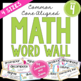Math Word Wall (4th Grade)