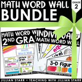 Math Word Wall Bundle 2nd Grade