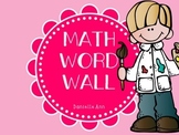 Math Word Wall Cards