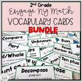 Math Word Wall Cards 2nd Grade BUNDLE (Aligned to Eureka M