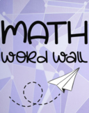 Math Word Wall (FREEBIE)