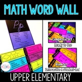 Math Word Wall {Upper Elementary}