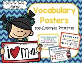 Common Core Math Vocabulary Posters