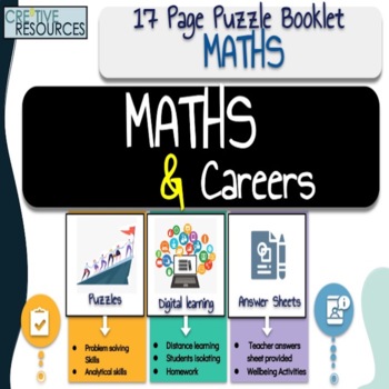 Preview of Math Work Booklet: Maths & Careers