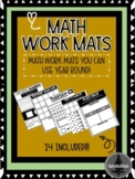 Math Work Mats
