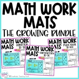 Math Work Mats Activities for Hands on Learning- The Bundle