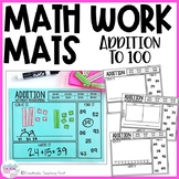 Math Work Mats - Addition to 100