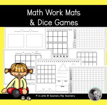 Preview of Math Work Mats| Dice Games| Templates| Math Strategies| Equation