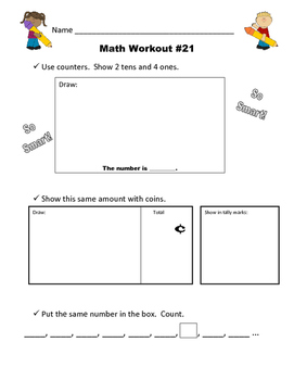 Preview of Math Workout Intervention: Lessons 21 - 40