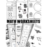 Math Worksheet Bundle for students