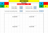 Math Worksheet Creator - Division (decimals)