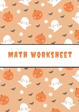 Math Worksheet for Kindergarten