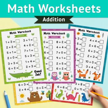 math worksheets 5 printable pdf pages preschool worksheets for kids math book