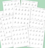 Math Worksheets: Addition & Subtraction, Separated: 1-10 B
