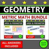 Math Worksheets Composite Shapes Geometry Area and Perimeter