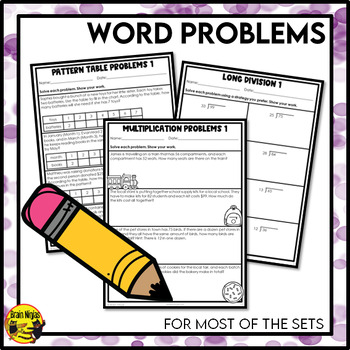 math worksheets grade 5 by brain ninjas teachers pay teachers